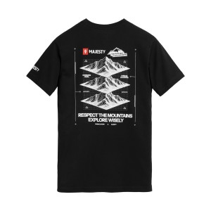 T-shirt MAJESTY X FUNDACJA GOPR Summit Black